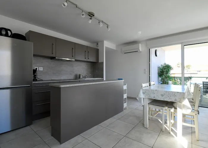 La Roseliere T3 Avec Terrasse Et Garage A 400 M De La Au Grau-du-roi Апартаменты